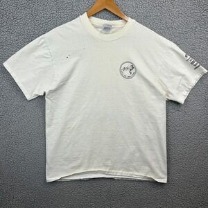 Vintage Boulder CO T Shirt Hanes Beefy T White Adult Large